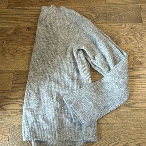 Grey knit sweater